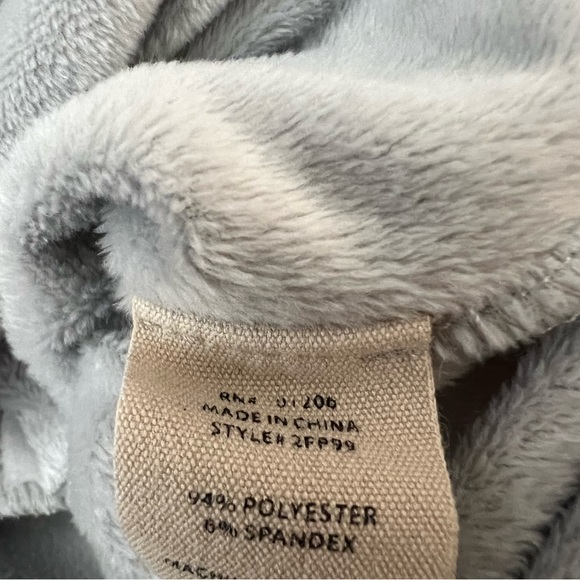 Soft Surroundings Auberon Grey Pullover Velour Dress Mock Neck - Picture 3 of 5